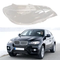 car headlight cover headlight glass transparent dust proof water protective shell for bmw x6 e71 08 13 car exterior accessories