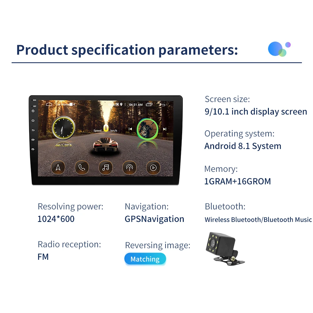 Универсальный автомобильный Android навигатор с полным сенсорным управлением gps