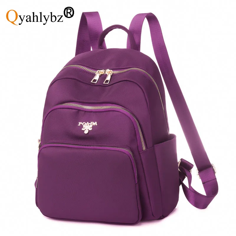 

Qyahlybz band female backpack oxford large capacity schoolbag multi-layer travel backpacks for woman casual shoulder bags