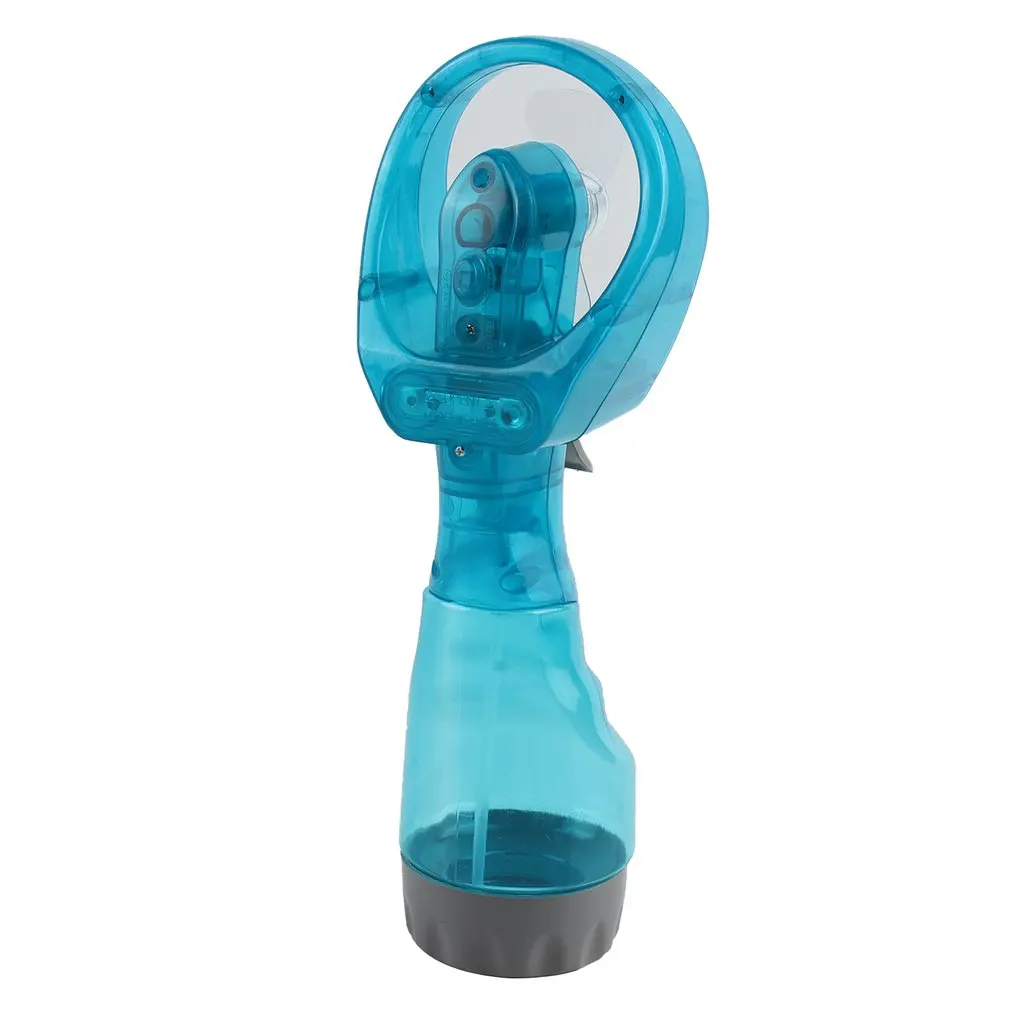 Портативный ручной вентилятор с водяным распылением 2 в 1 мощный охлаждением для