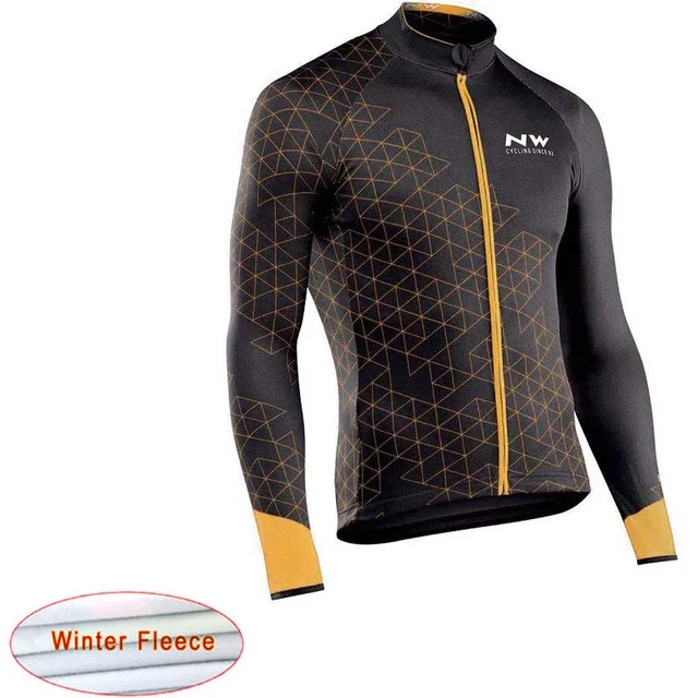 NW 2019 Pro equipo hombres ciclismo chaquetas invierno térmico polar Jersey bicicleta ciclido MTB ropa |