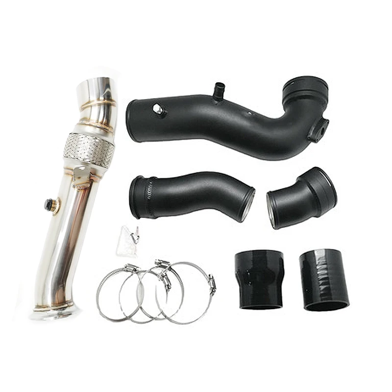Downpipe+Charge Pipe+Boost Pipe Kit For BMW 2011-2015 N55 535i/ix 640i/ix F10 F12 F13