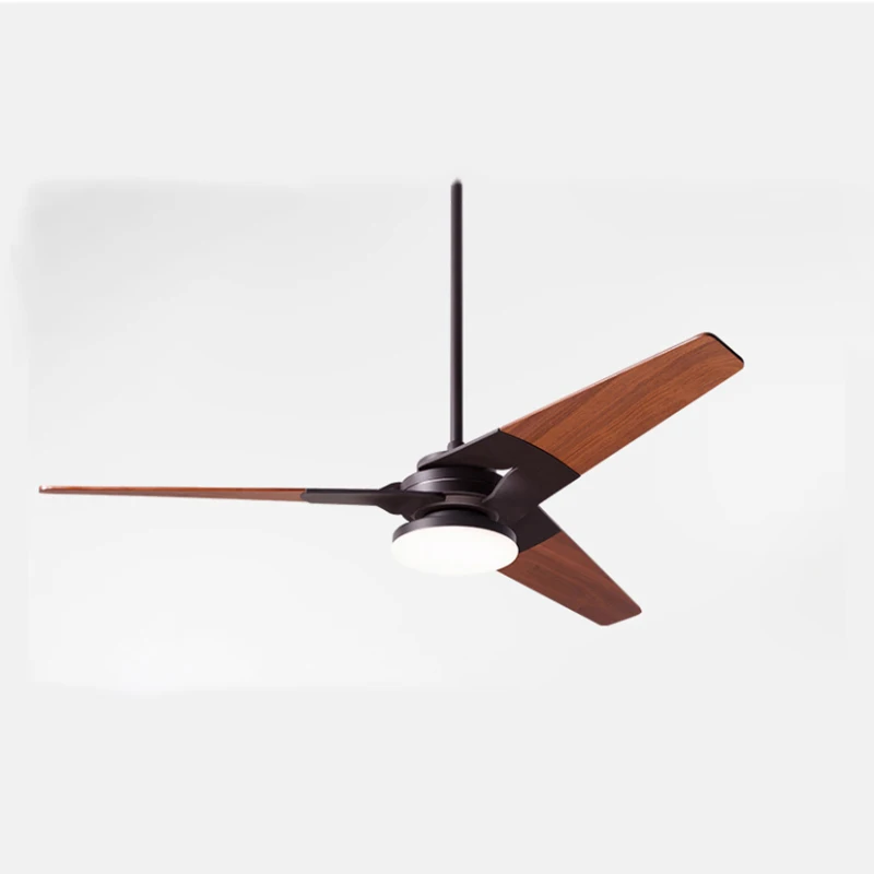 

Nordic Modern Design Dining Room Wooden Led Ceiling Fans Lamp Simple Led Dimmable AC remote control ventilator with light Home