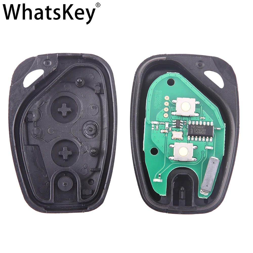 Автомобильный пульт дистанционного управления с двумя кнопками 433 МГц чип ID46 для