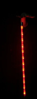 Светодиодный танцевальный тростник/красный/синий (складной