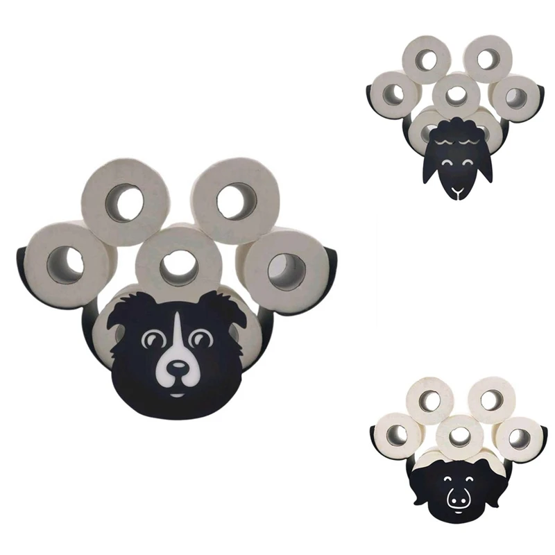 

New-Toilet Paper Holders Metal Wall Mount Bracket Paper Roll Accessories Kitchen Bathroom Storage Racks