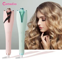 automatic hair curler ceramic curling iron long lasting constant temperature electric rotating rollers hair waver styling tool