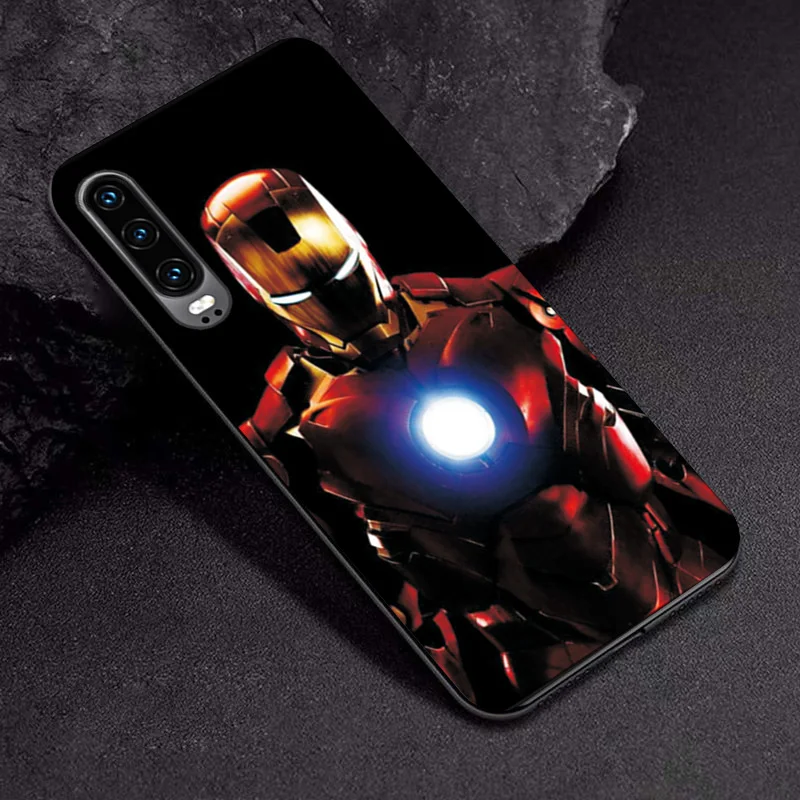 TPUBLK634 Чехол captain america для huawei P30 Lite P10 Lite, черный ТПУ для huawei P30 P20 Pro P8 P9 Lite, чехол для huawei P30 Pro, чехол - Цвет: TPUBLK634