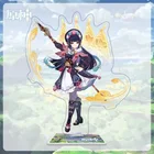 Genshin Impact Yun Jin Shen He акриловая модель на подставке игрушки Аниме двухсторонняя фигурка, настольное украшение, коллекционные подарки 15 см