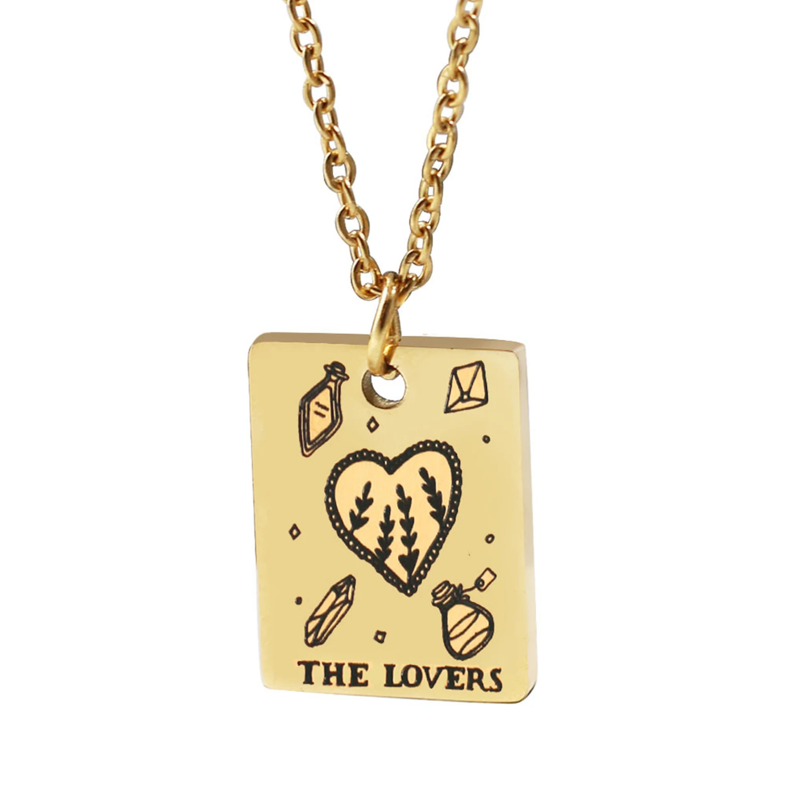 Ожерелье Таро 12 созвездий для мужчин и женщин ювелирные изделия ожерелье из