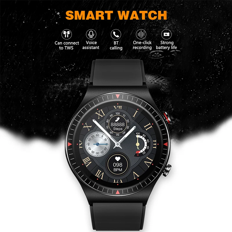 COBRAFLY T7 1 28 дюймовый экран BT Call Smart Watch 4G ROM Мужчины Запись Music Fitness Tracker IP67