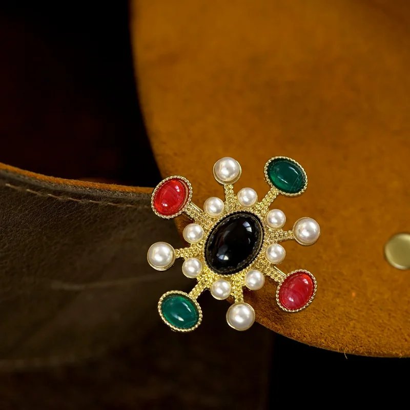 Винтажный дворец древний музыкальный инструмент ювелирная брошь Cheongsam Hanfu