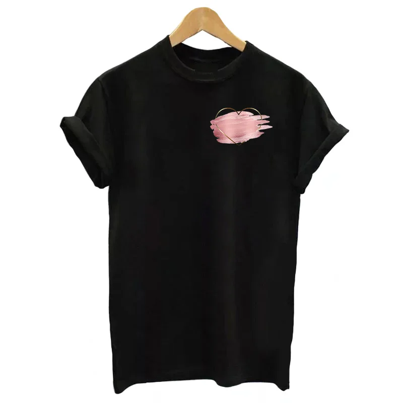 Нашивки на одежду с розовым сердцем модные термонаклейки для девочек