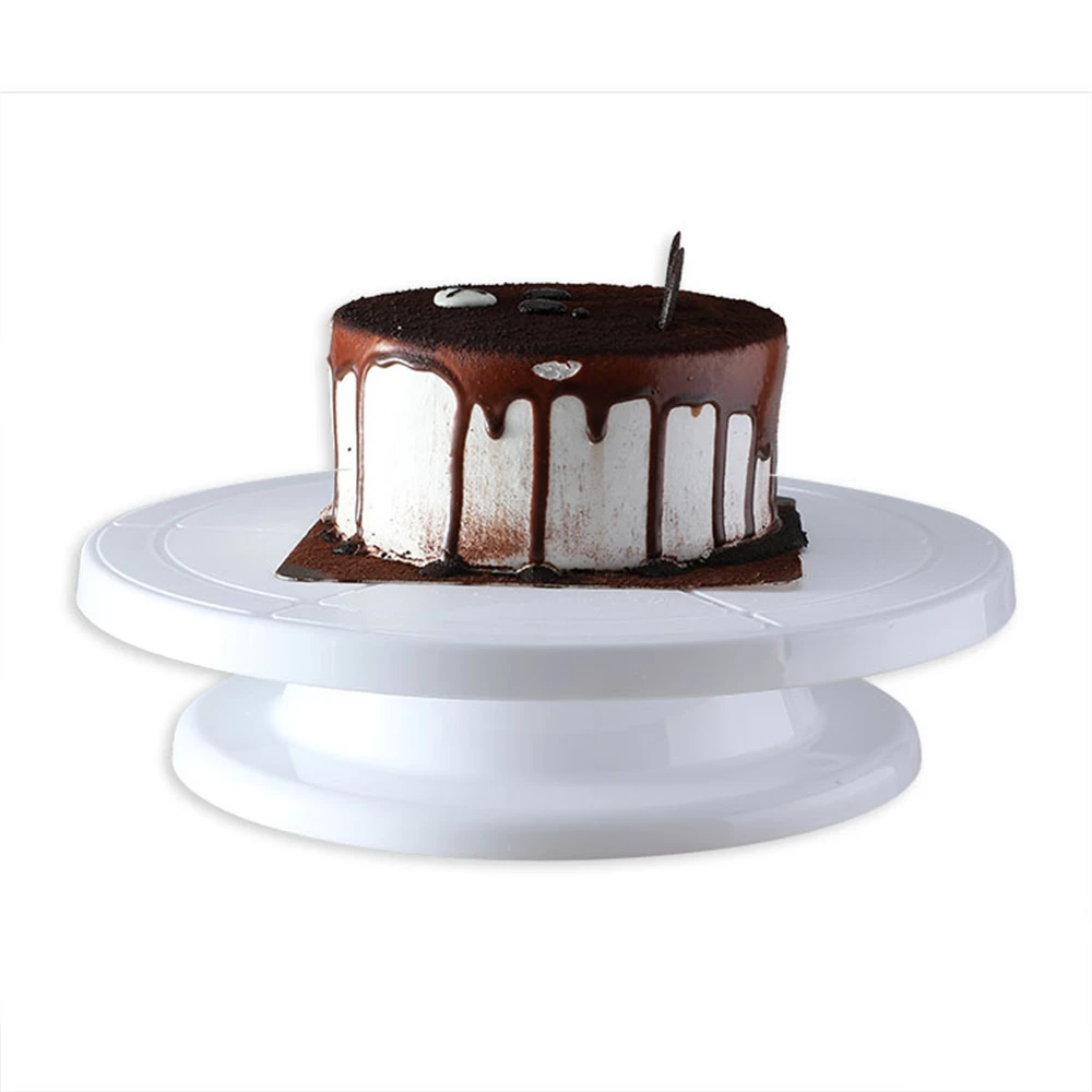 Пластиковый вращающийся стол для торта вращающаяся подставка диск с гибким