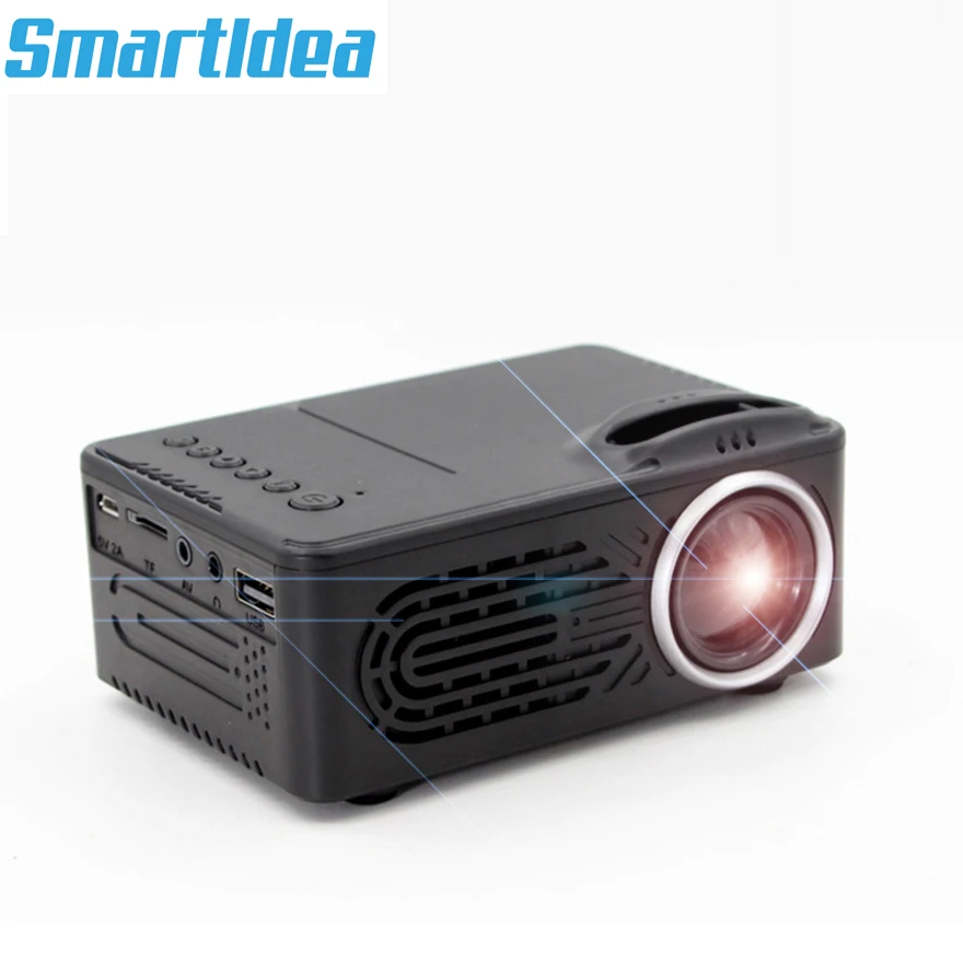 SmartIdea мини светодиодный проектор видеоигр портативный проектор аудио/AV/USB/SD встроенный аккумулятор опционально дешевая цена