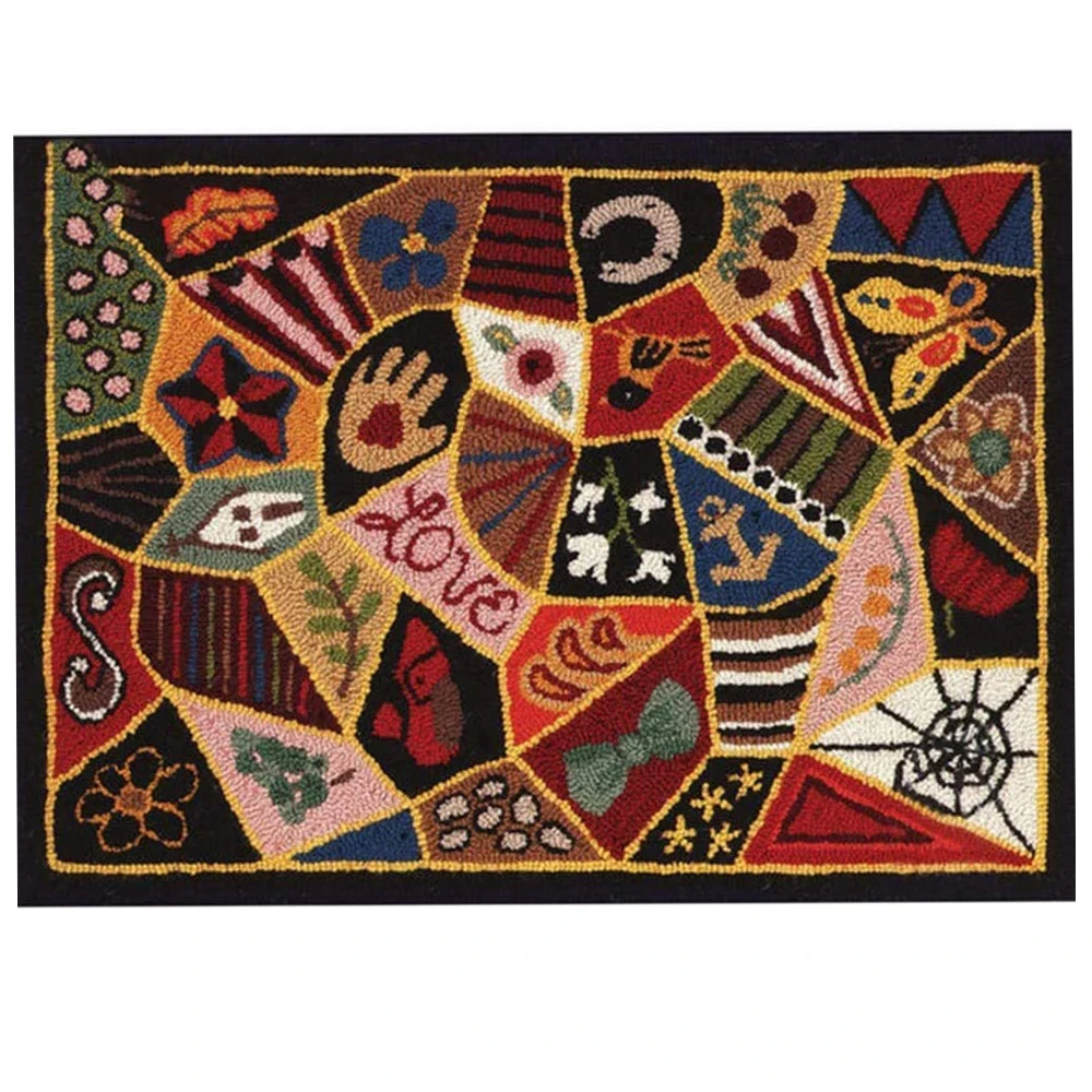 Домашний декор искусственный набор крючок с защелкой ковров Незаконченный