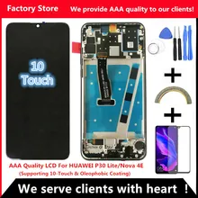 2312*1080 AAA Quality LCD With Frame For HUAWEI P30 Lite Lcd Display Screen For HUAWEI P30 Lite Screen Nova 4e MAR-LX1 LX2 AL01