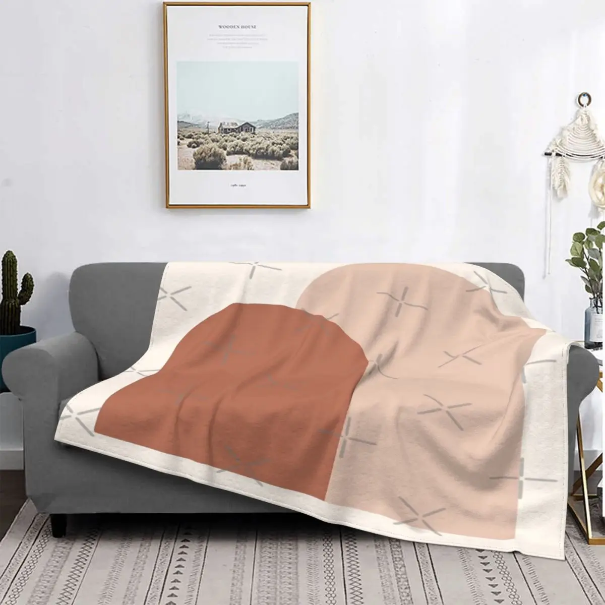 

Необычная Минималистичная абстракта, 3 manta, colcha, edredones a cuadros, manta double mullida a cuadros, fundas de cama de invie
