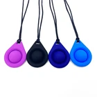 Мягкий детский силиконовый Прорезыватель для зубов, сенсорное жевательное ожерелье, игрушка для новорожденных, грызуны, Прорезыватель для ухода за ребенком при аутизме, СДВГ, резинка для облегчения боли