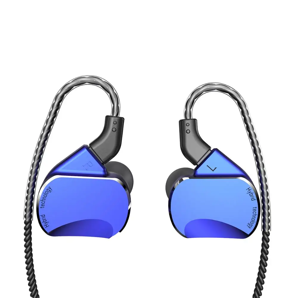 BQEYZ BQ3 3BA + 2DD гибридные наушники вкладыши HIFI бас DJ монитор спортивные для бега