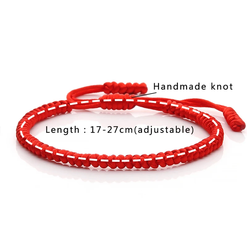 Плетеные браслеты из веревки 19 цветов тибетский плетеный браслет дружбы ручной