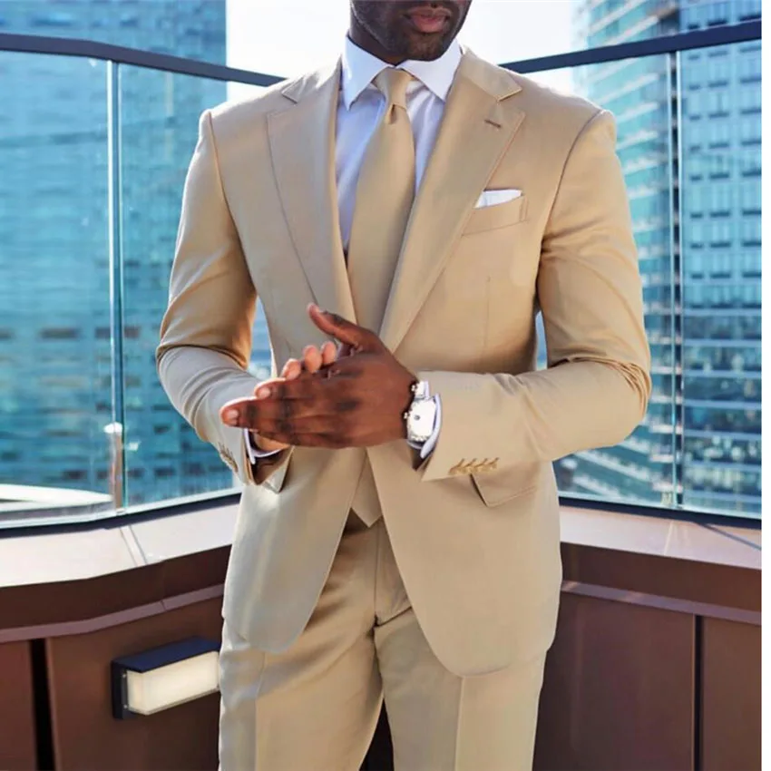 Костюм свадебный мужской из двух предметов пиджак и брюки 2020 | Мужская одежда