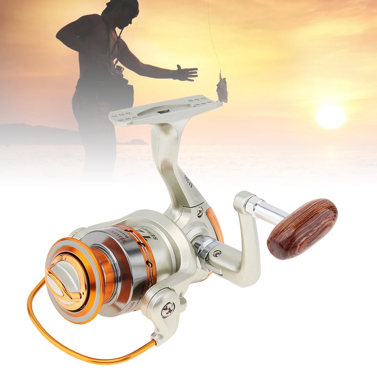 5 2: 1 Мини Рыболовная катушка размер ладони металлическая Poket маленькая