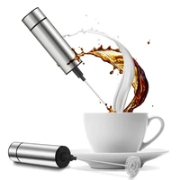 milk frother battery operated egg beater coffee frother for milk foaming latte cappuccino frappe mixer drink hot chocolate