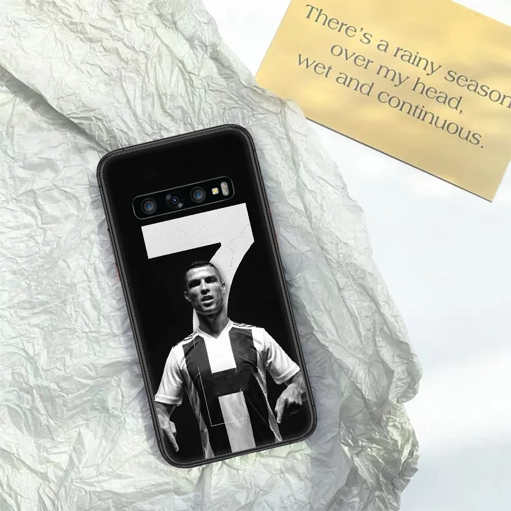 

Cristiano Ronaldo 7 CR7 Phone Case for Samsung Galaxy Note S 6 7 8 9 10 E 20 Ultra Edge Plus black Bumper Silicone Shell Fashion