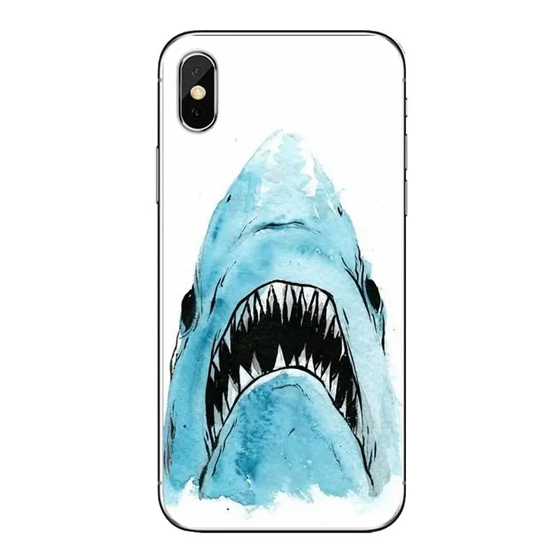 Мягкие прозрачные чехлы для Xiaomi Redmi 4A S2 Note 3 3S 4 4X5 Plus 6 7 6A Pro Pocophone F1 sharks морские
