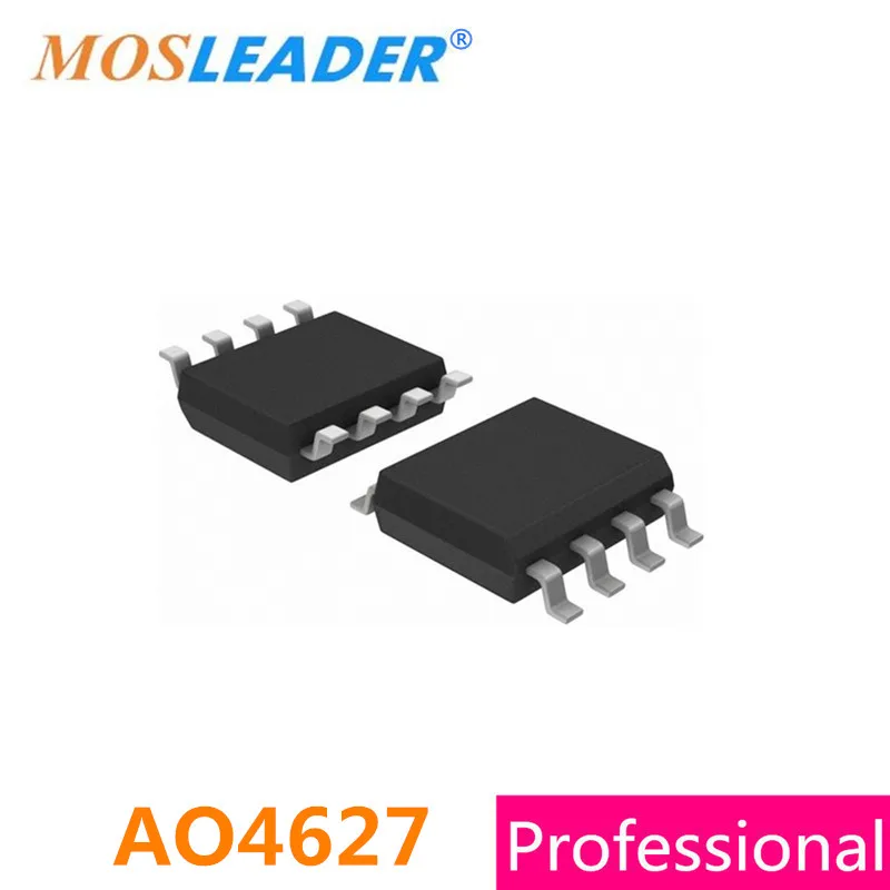 

Mosleader AO4627 SOP8 100PCS 1000PCS 4627 SOIC8 N + P Channel 30V 4.5A -3.5A Chinese High quality