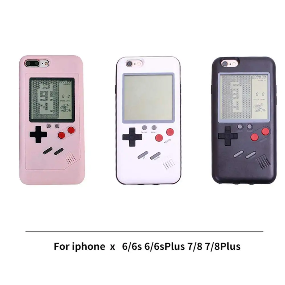 Ретро Teris Gameboy чехол для телефона для iPhone 11 Pro Max X XS MAX XR Мягкий ТПУ чехол для мальчика чехол для игры для Iphone 6 6S 7 8 Plus Capa