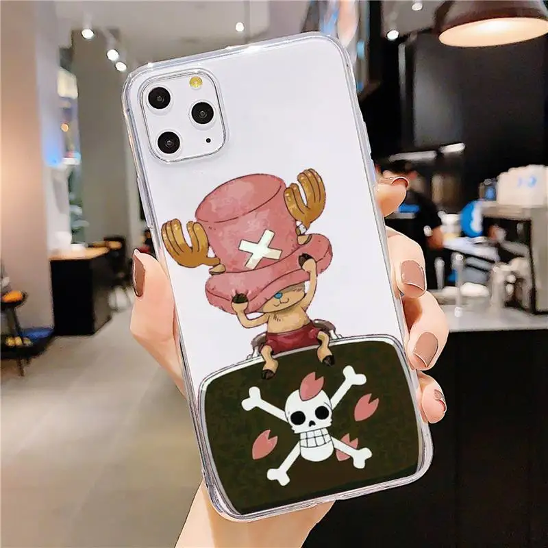 

cute Chopper one Phone Case Transparent soft For iphone 5 5s 5c se 6 6s 7 8 11 12 plus mini x xs xr pro max