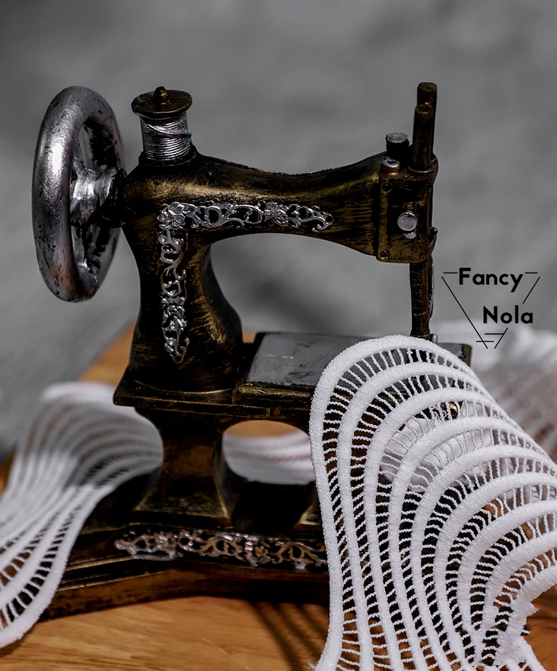 Творческий большая волна выдолбленные текстура обрезки дизайнер одежды кружева