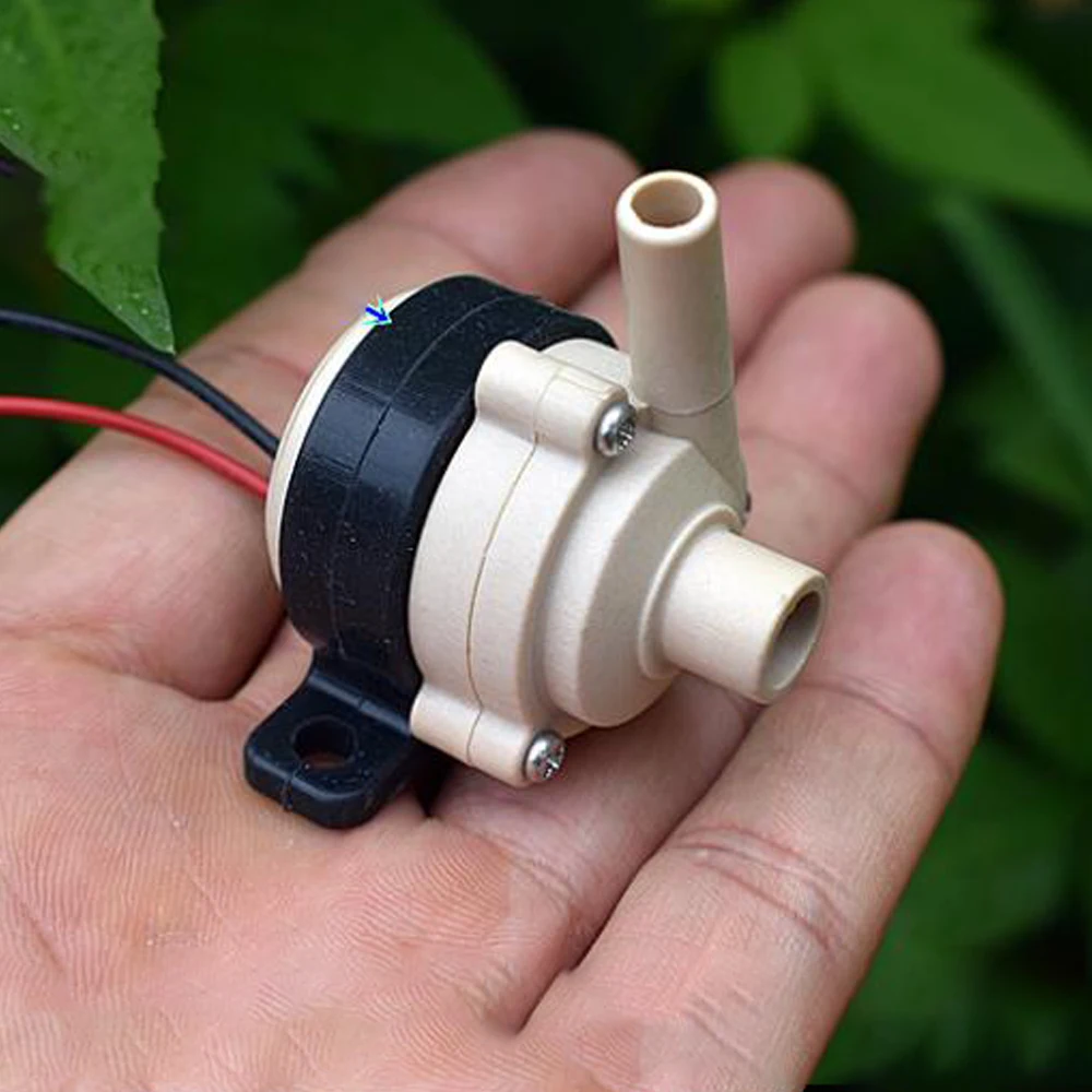 Мини микро Бесщеточный погружной насос со встроенным приводом DC12V 0.38A лопастный
