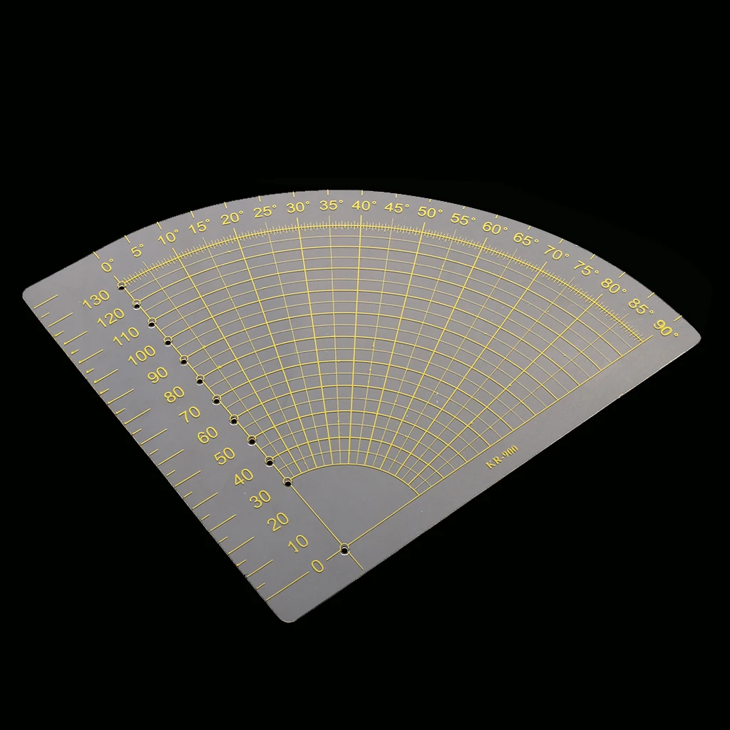 Шаблон лоскутного шитья в форме сектора инструмент линейки 1 штука|Швейные