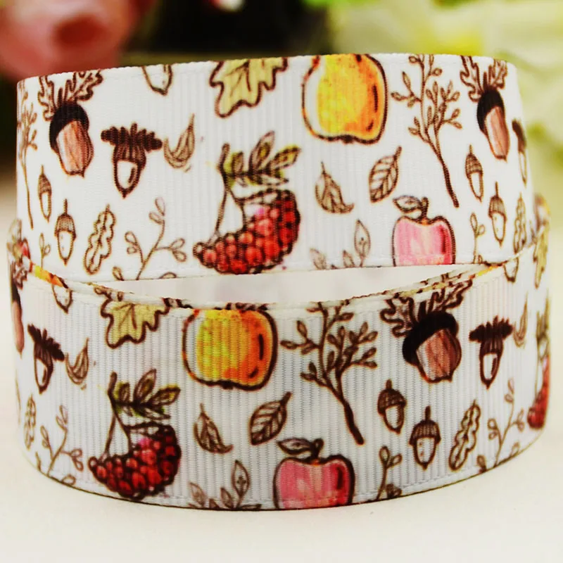 

22 мм 25 мм, 38 мм, 75 мм гайки С рисунком печатная корсажная лента вечерние свадебные украшения 10 ярдов X-04130