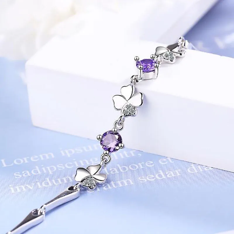 Горячая распродажа! 925 пробы серебро хит класса люкс с крошечным цветочным белый