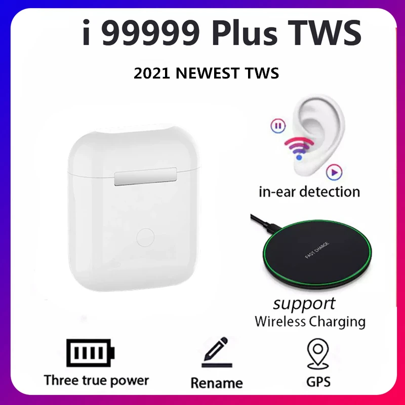 Оригинальные беспроводные наушники I99999 Plus TWS Bluetooth 5 0 супер PK I9000 Pro I90000 Max |