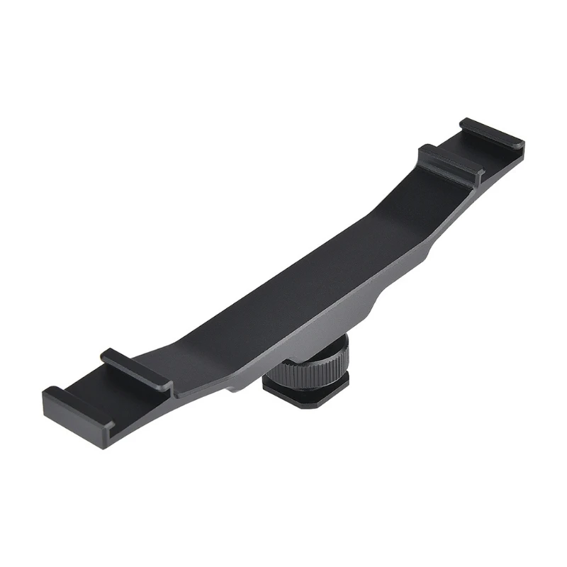 

Двойной удлинитель для холодного башмака, 2 крепления для холодного башмака, двойной кронштейн-удлинитель с резьбовым отверстием 1/4 дюйма д...