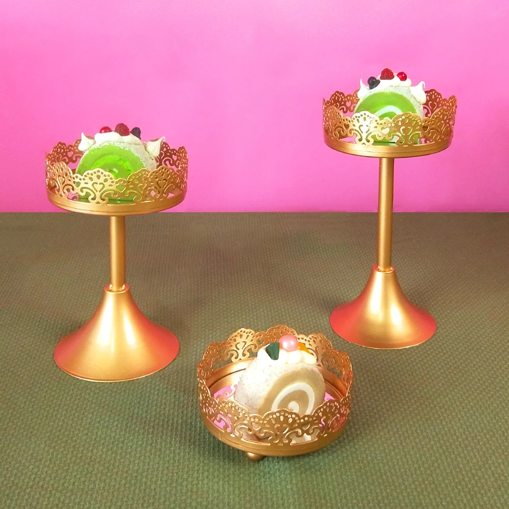 Tobs 1 piece Crystals Cake Stand Decorating Supplies Cupcake Tower Wedding Plates Set Metal Round Party Display | Дом и сад