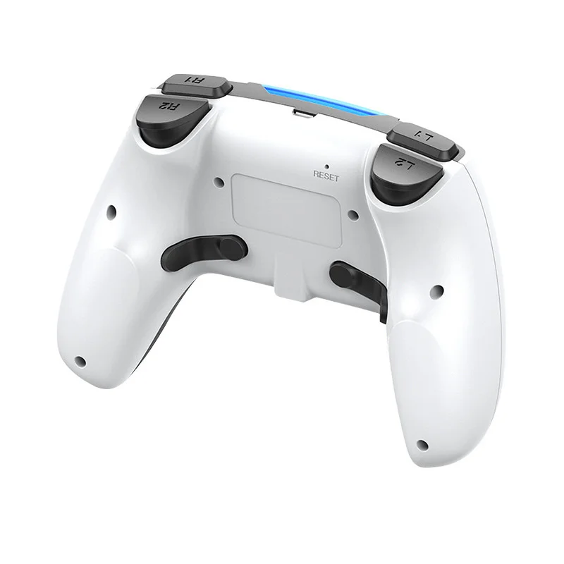 

Multi-compatible PS4 Gamepad Bluetooth Wireless Game Controller Six-axis Dual-vibration Touch Handle With Light Joystick