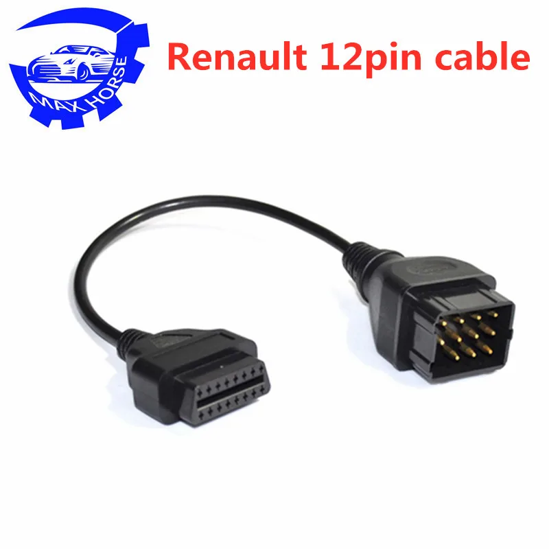Диагностический разъем OBD OBDII для Renault 12 Pin 16Pin|obdii obd|diagnostic obdconnector obd |