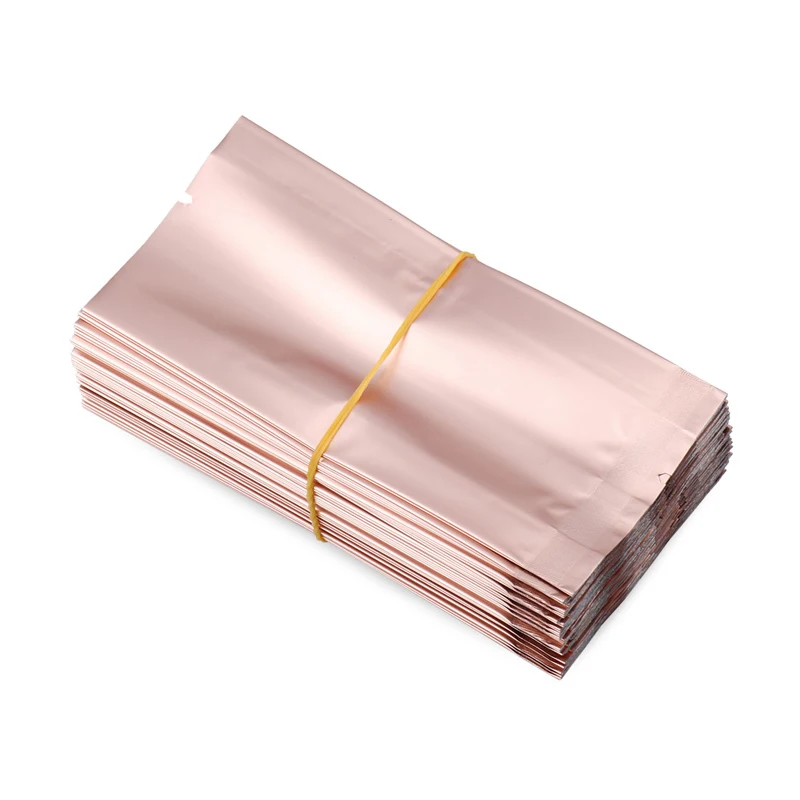 200 шт./лот вакуумные пакеты из алюминиевой фольги для упаковки чая пищевых