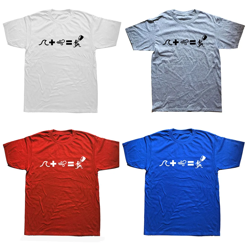 Футболка мужская летняя с принтом волны и ветра = кайтсерфинга коротким