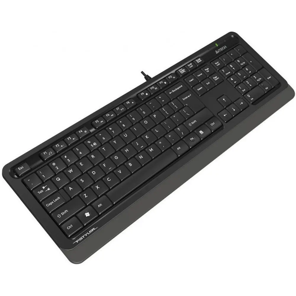 Клавиатура A4Tech A4 Fstyler FK10 черный/серый USB Multimedia | Компьютеры и офис