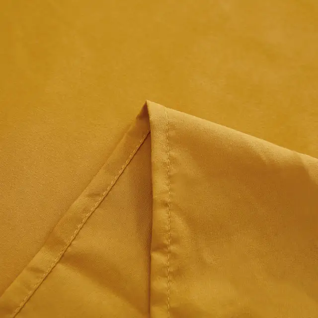 Bonenjoy 1 pc Flat Bed Sheet Queen Size Yellow Color Top Sheet for Double Bed King Size Plain Bedsheets (no pillowcase) 10