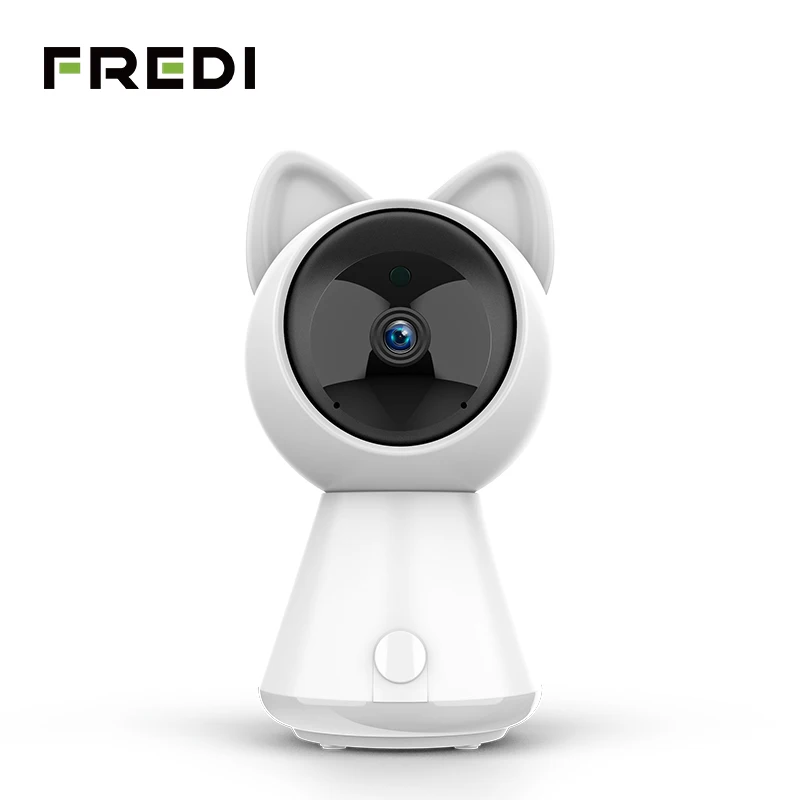 Умная IP камера FREDI 1080P Kitty Colud для системы видеонаблюдения с автослежением и Wi