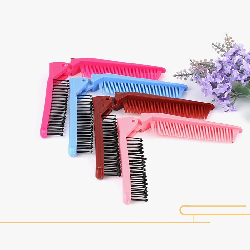 Расческа для волос складная ручной работы мужчин и женщин карманная заколка усов