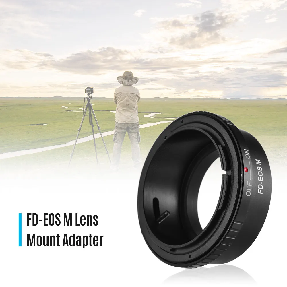 Адаптер кольцо для крепления объектива Canon FD к EOS M M2 M3 M5 M6 M10 M50 M100 аксессуары